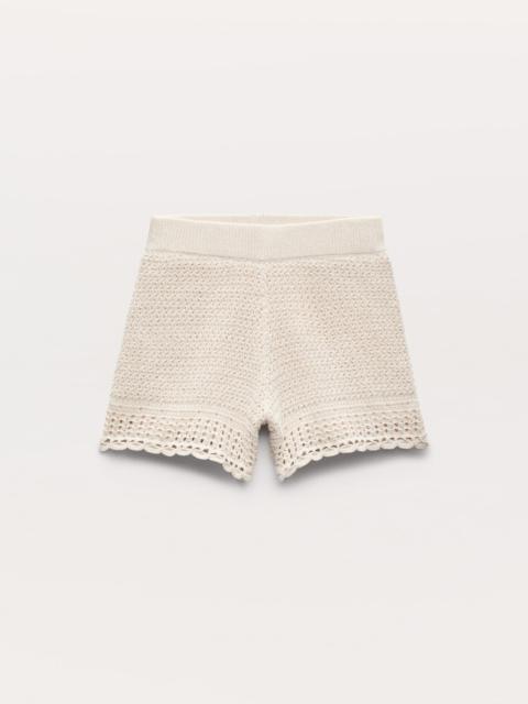 rag & bone Khloe Open-Knit Shorts