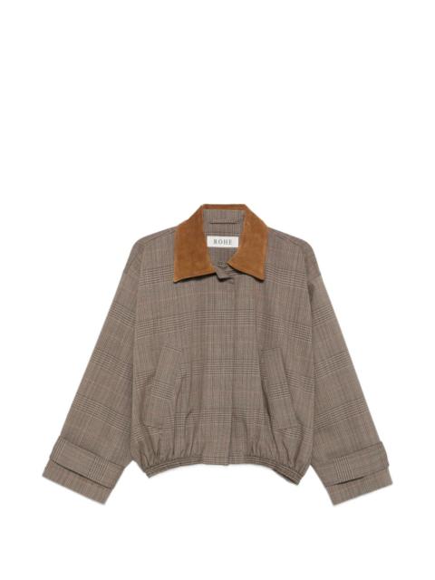 RÓHE suede-collar jacket