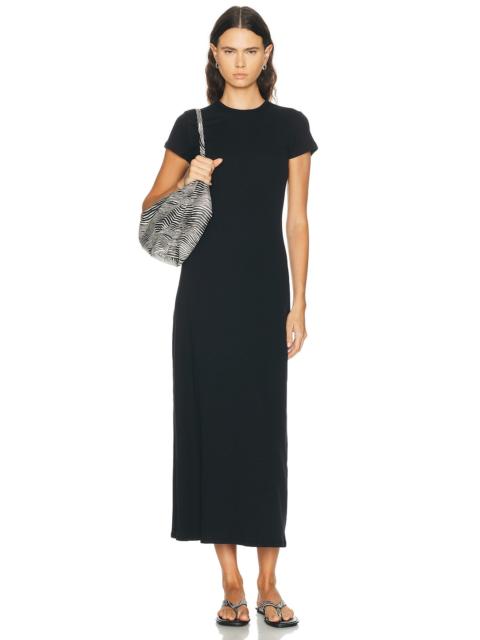 LESET Nando Short Sleeve Maxi Dress
