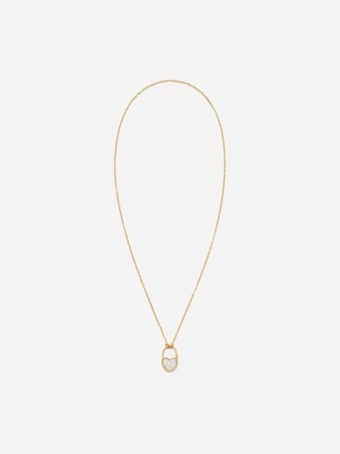 Yvonne Léon 9ct-18ct Gold Diamond Heart Pendant Necklace