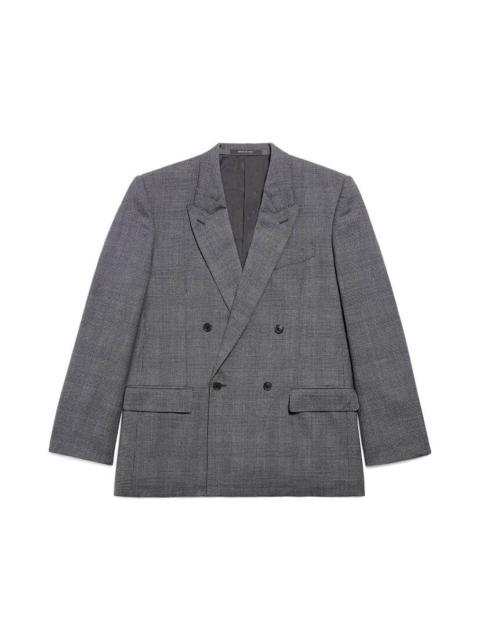 BALENCIAGA Regular Fit Jacket in Black/grey
