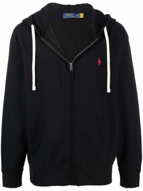 Polo Ralph Lauren embroidered-logo zip-up hoodie