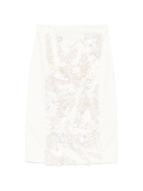 Plan C sequin-embellished midi skirt