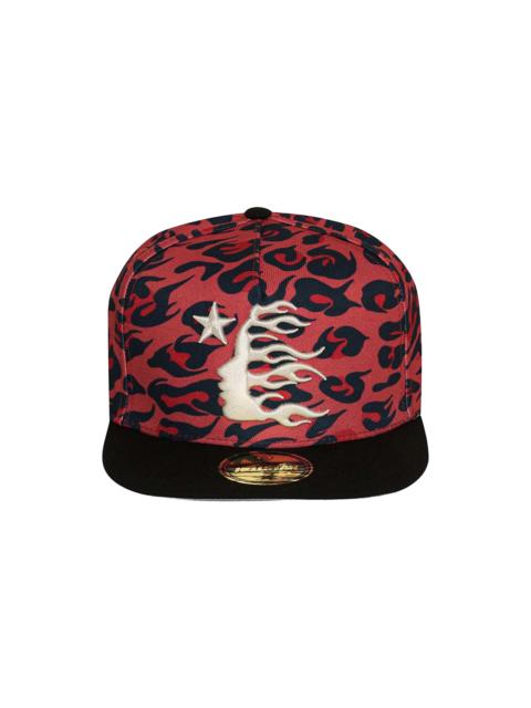 HELLSTAR Cheetah Print Hat Snapback "Red" HSR438