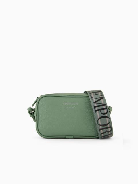 EMPORIO ARMANI Deer-print camera case with shoulder strap