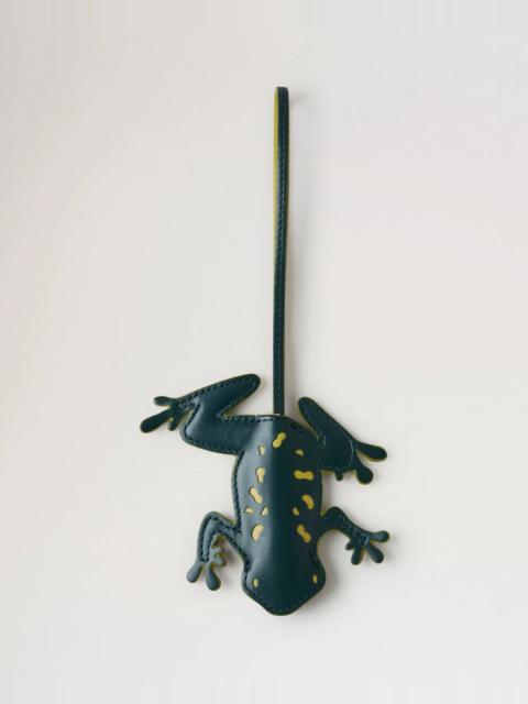 Mulberry Frog Keyring Mulberry Green Silky Calf