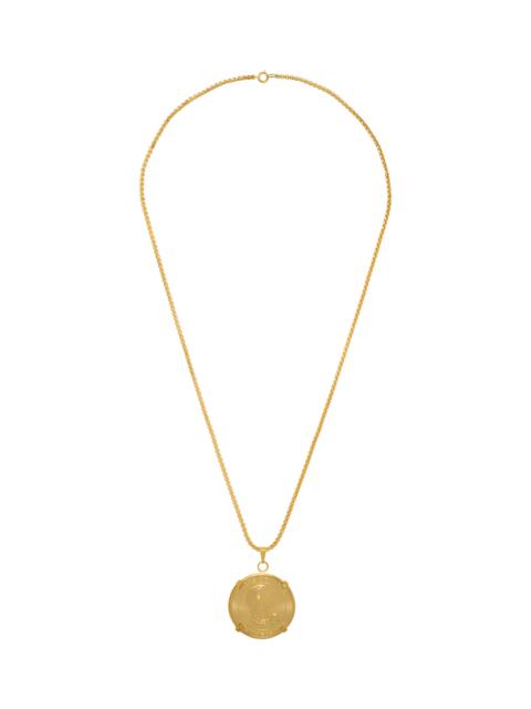 Marine Serre GOLD HEADS OR TAILS ROPE NECKLACE