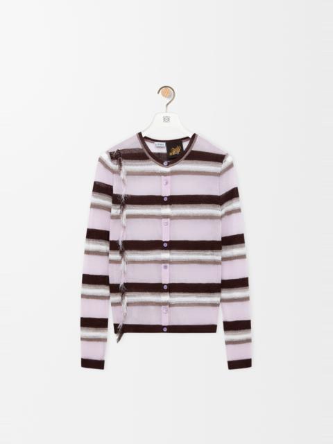 Loewe Cardigan in viscose and cotton blend
