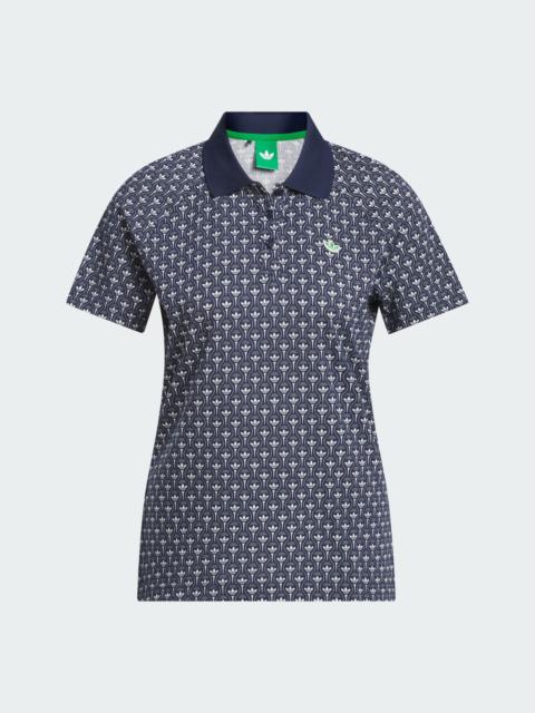 adidas Originals All Over Trefoil Polo Shirt