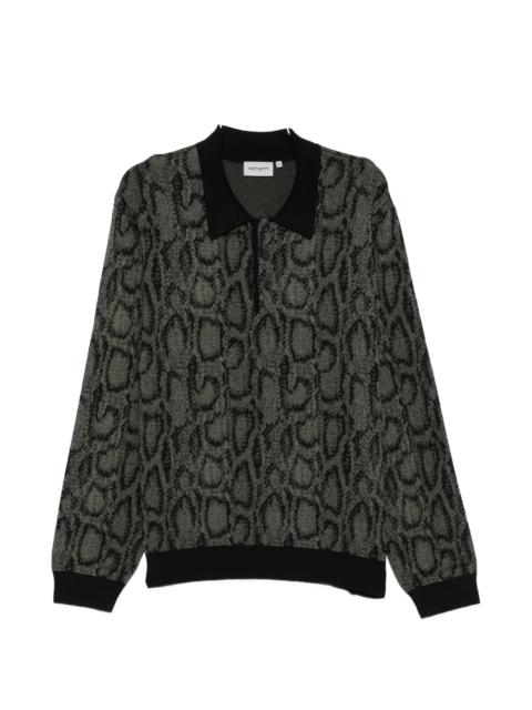 Carhartt Carhartt Snake-print Polo Shirt