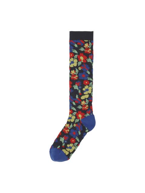 HENRIK VIBSKOV BOUQUET SOCKS - BLUE FLORAL AFFAIRS