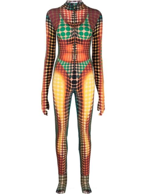 Jean Paul Gaultier The Brown poka-dot jumpsuit