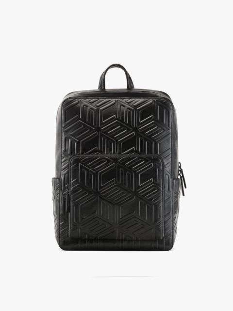 MCM Aren Backpack in Crushed Cubic Leather