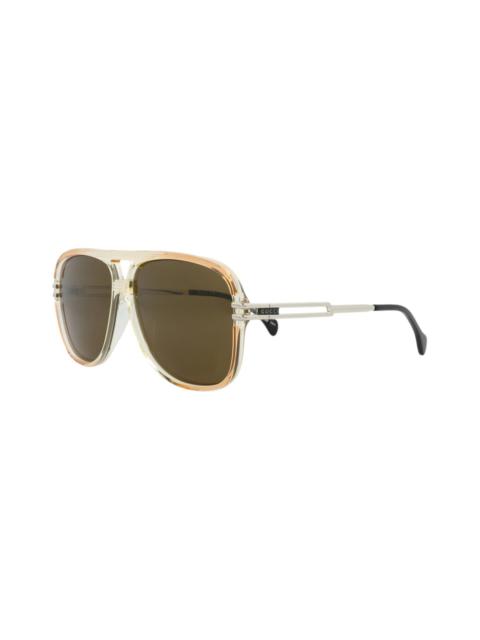 GUCCI Navigator frame sunglasses