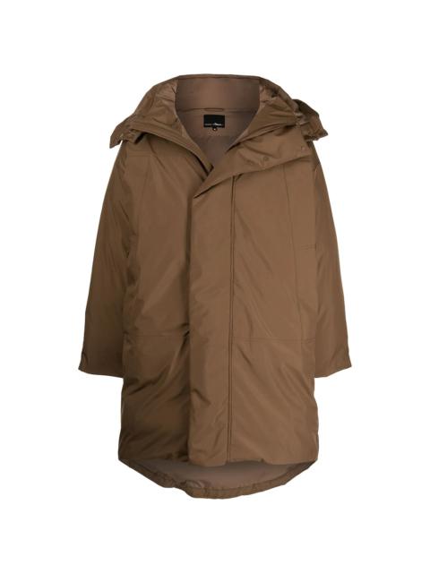 Duvet oversized parka