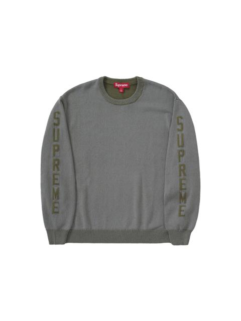 Supreme Supreme Reflective Sweater Olive