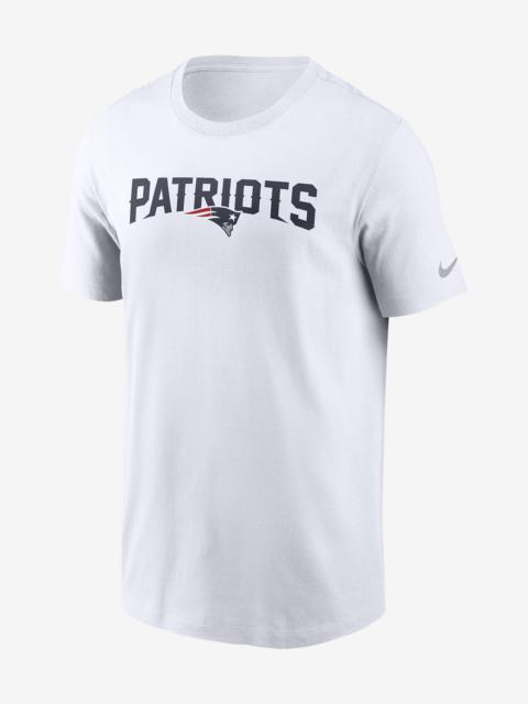 New England Patriots Primetime Wordmark Essential Nike Men's NFL T-Shirt