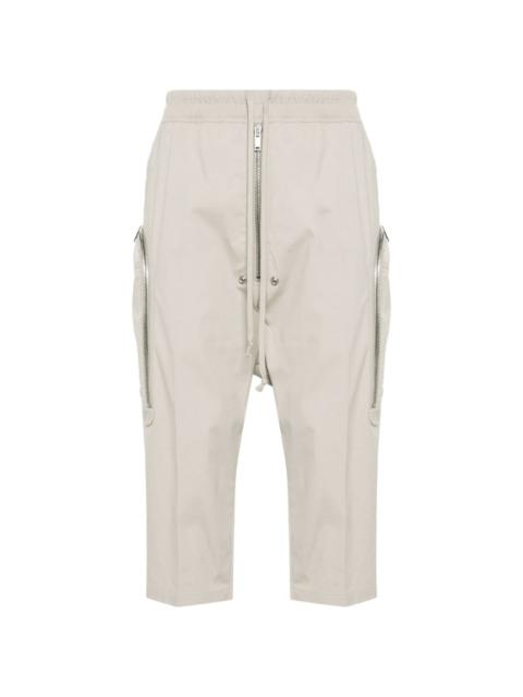 drawstring-fastening cropped trousers