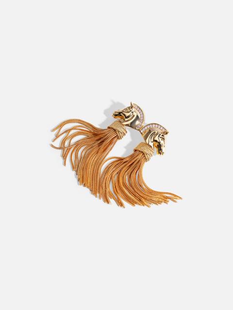 CAMILLA SAVAGE BEAUTY TASSEL EARRINGS GOLD