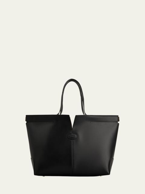 Tod's Smooth Leather Shopper Tote Bag