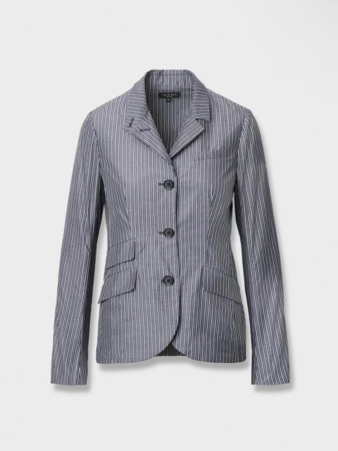 rag & bone Jennie Striped Poplin Blazer