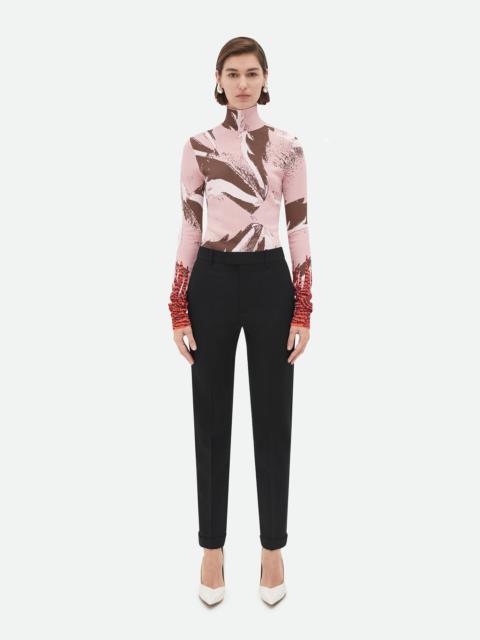 Bottega Veneta Slim Leg Light Wool Pants