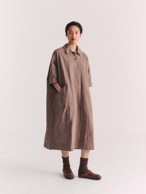 CASEY/CASEY TATIANA DRESS - TOUGH COT - TABAC
