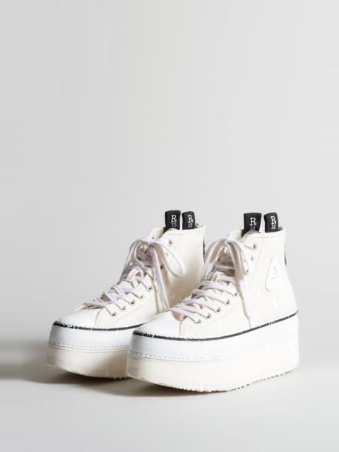 R13 COURTNEY HIGH TOP - OFF WHITE PAINT SPLATTER