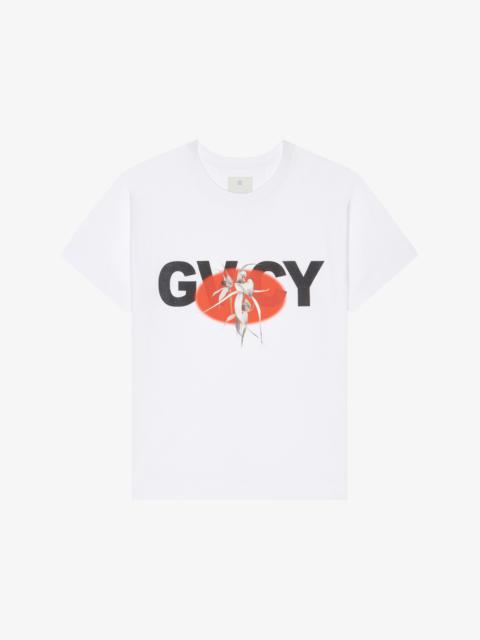Givenchy BOXY FIT T-SHIRT IN COTTON WITH GIVENCHY FLOWER PRINT