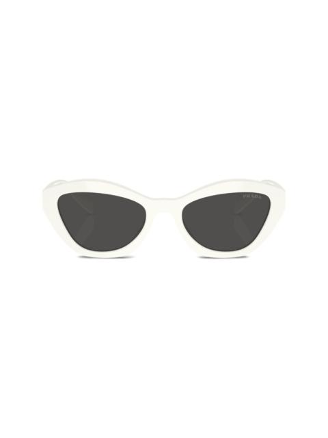 logo-lettering cat-eye sunglasses