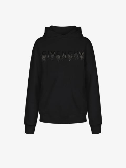 Givenchy GIVENCHY faded effect embroidered hoodie