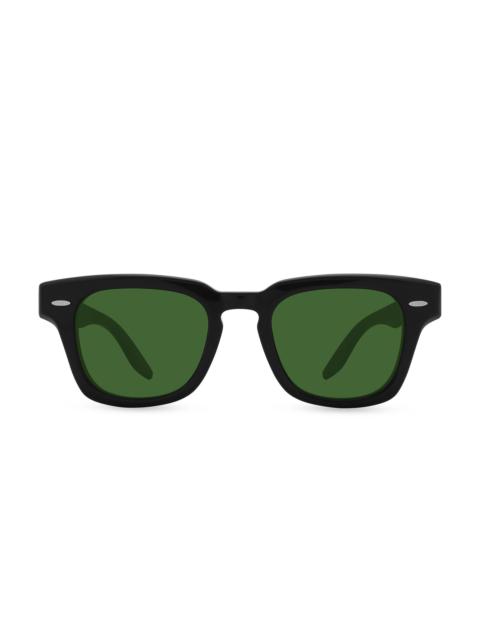 BARTON PERREIRA Men's Frederick 47MM Rectangular Sunglasses - Black