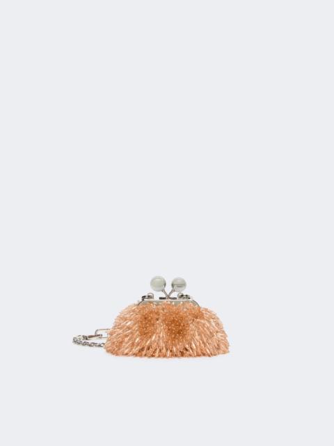 WEEKEND Max Mara ALFIO Nano Pasticcino Bag with gemstones - NUDO