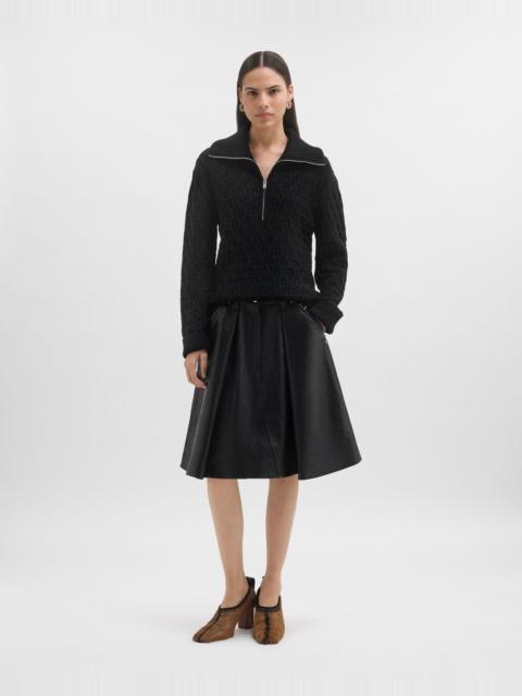 WALES BONNER Construct Leather Skirt