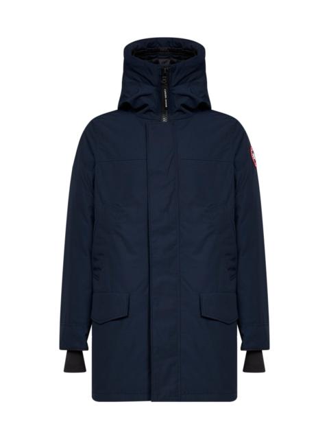 Canada Goose Blue padded hooded Langford parka coat