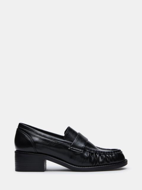 STEVE MADDEN ALTMAN BLACK LEATHER