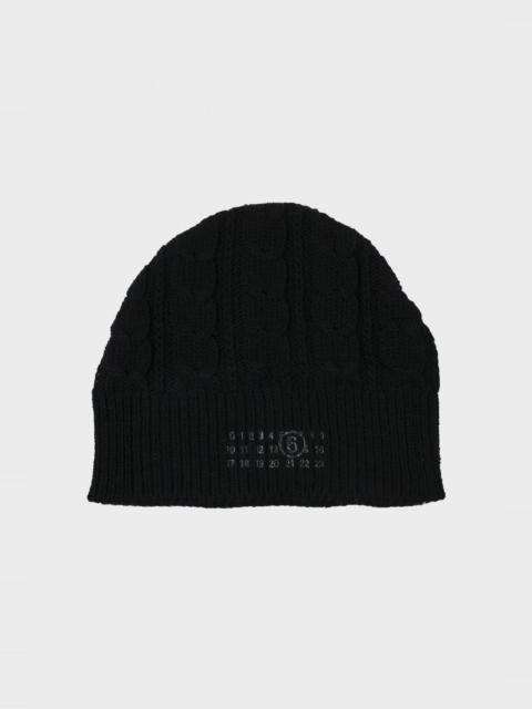 MM6 Maison Margiela Knit Beanie - Black
