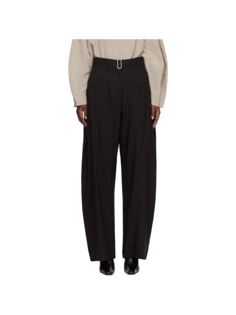 Studio Nicholson Brown Chatto Trousers