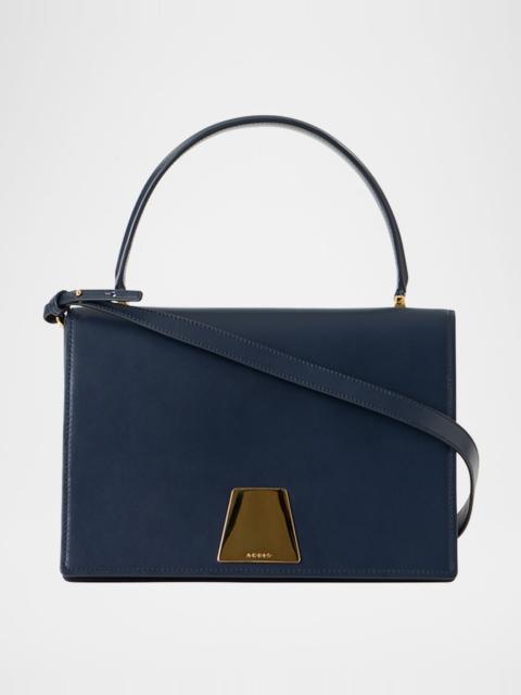 AKRIS Alice Flap Leather Crossbody Bag