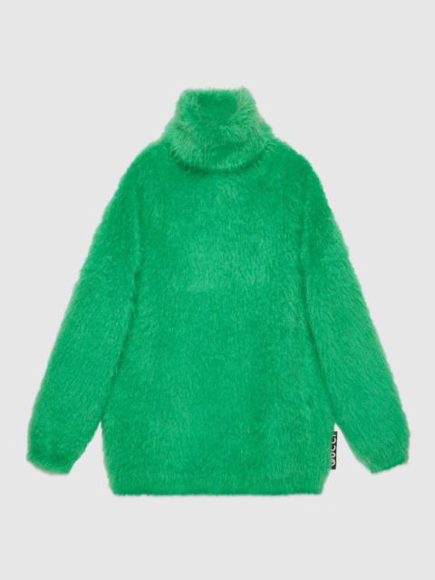 GUCCI Brushed mohair sweater dress