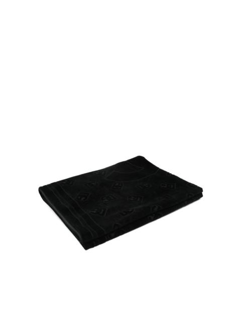 Dolce & Gabbana jacquard-logo beach towel