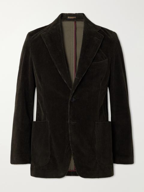 RUBINACCI Darted Cotton-Corduroy Suit Jacket