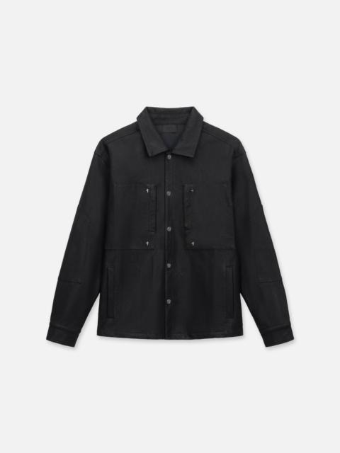 RTA FISHER FAUX LEATHER JACKET | BLACK