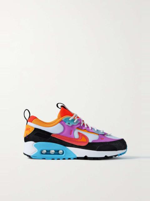 Nike Air Max 90 Futura leather and mesh sneakers