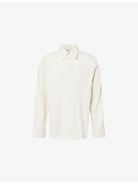 Studio Nicholson Pinstripe Oversized Cotton Shirt