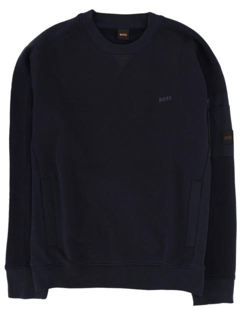 WE-MIXED SWEATSHIRT WITH LOGO