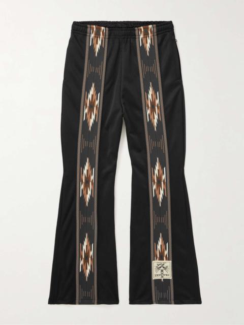 Kapital Kochi & Zephyr Straight-Leg Webbing-Trimmed Jersey Sweatpants