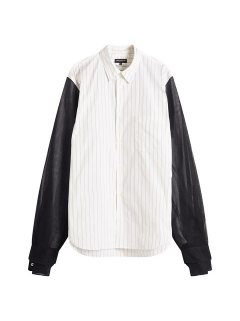 Comme des Garçons Homme Plus Comme des Garçons Homme Plus Cotton Tulle Broad Stripe Shirt