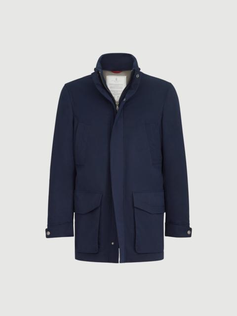 Brunello Cucinelli Water-resistant microfiber parka with Thermore® padding and packable hood