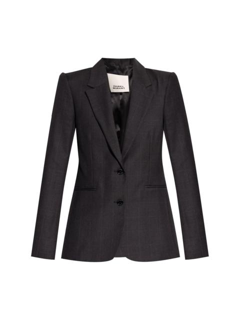 Reva check blazer